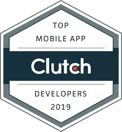 Awarded Top Mobile App Developers 2019 by Clutch.Co