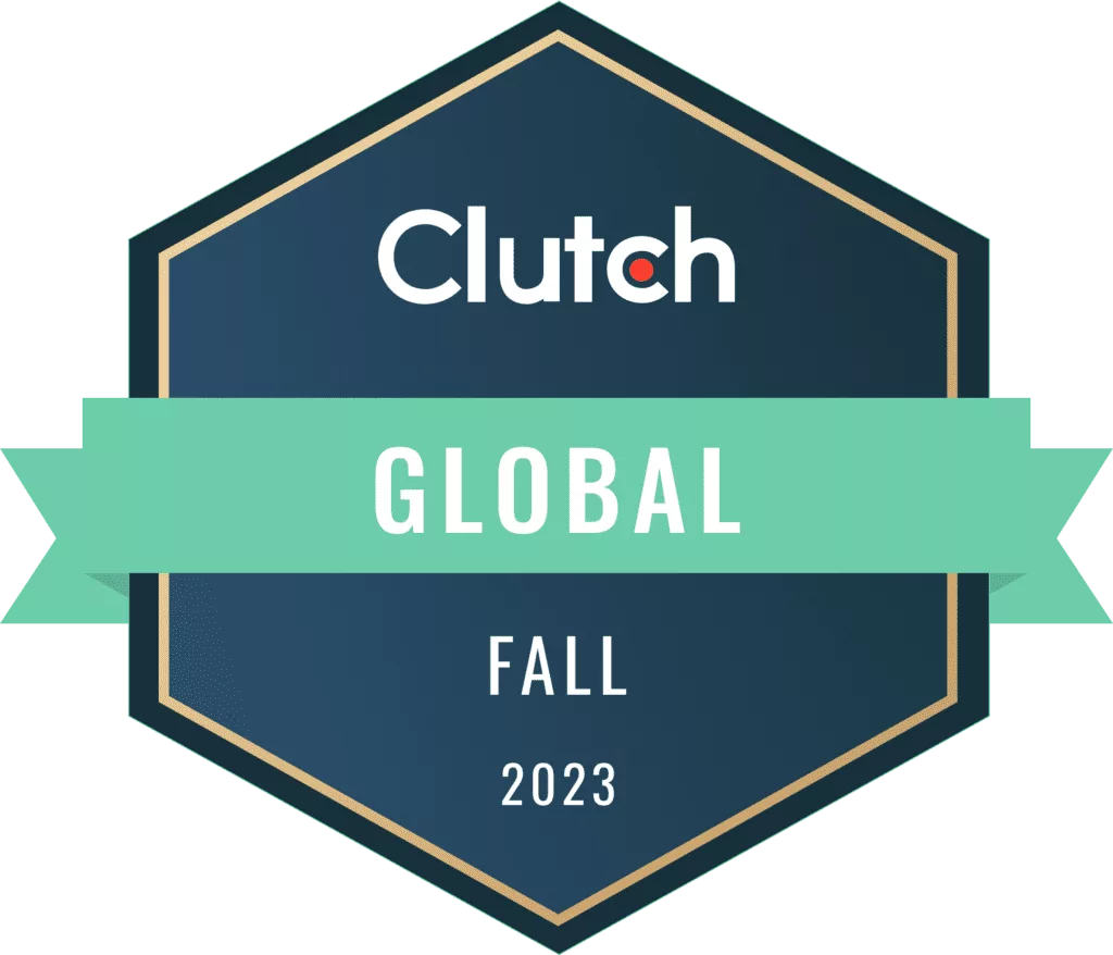 Clutch badge for Global Fall 2023 award